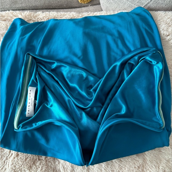 Trina Turk Sleeveless Halter High Neck Mini Swing Dress, size 0 - Picture 5 of 5